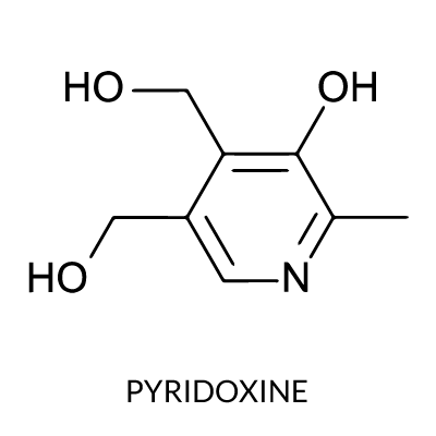 Pyridoxine chemical formula