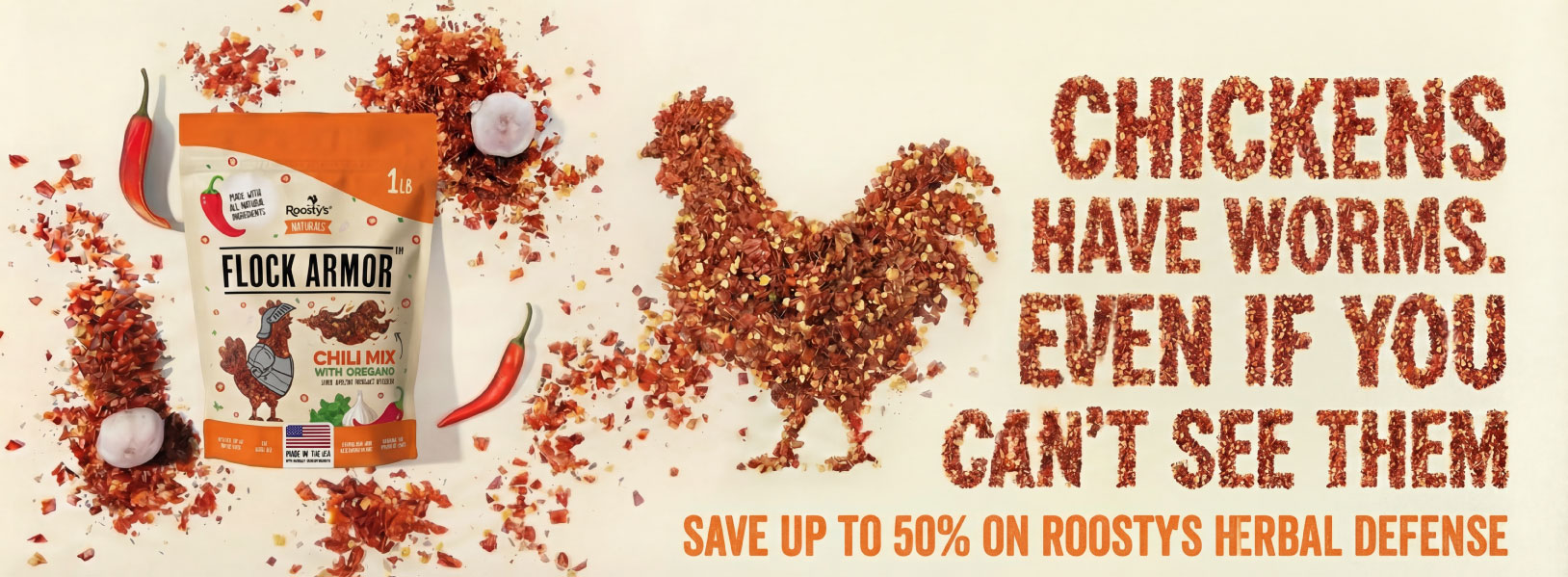 Roosty's chicken products